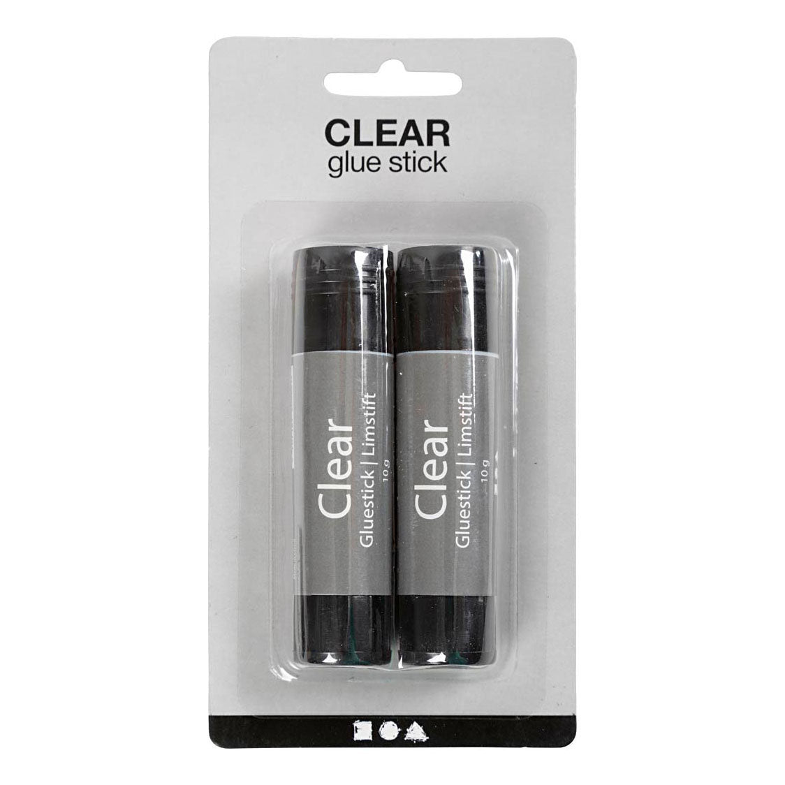 Creativ company https: www.cchobby.nl transparante-lijmstift-rond-10-gr-2-stuk-1-doos