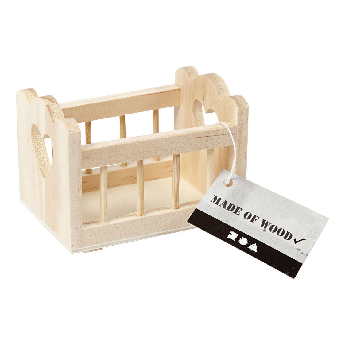 Creatief bedrijf houten mini wieg