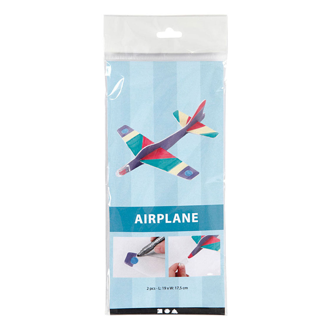 Creative company foam airplanes making, 2 pcs.