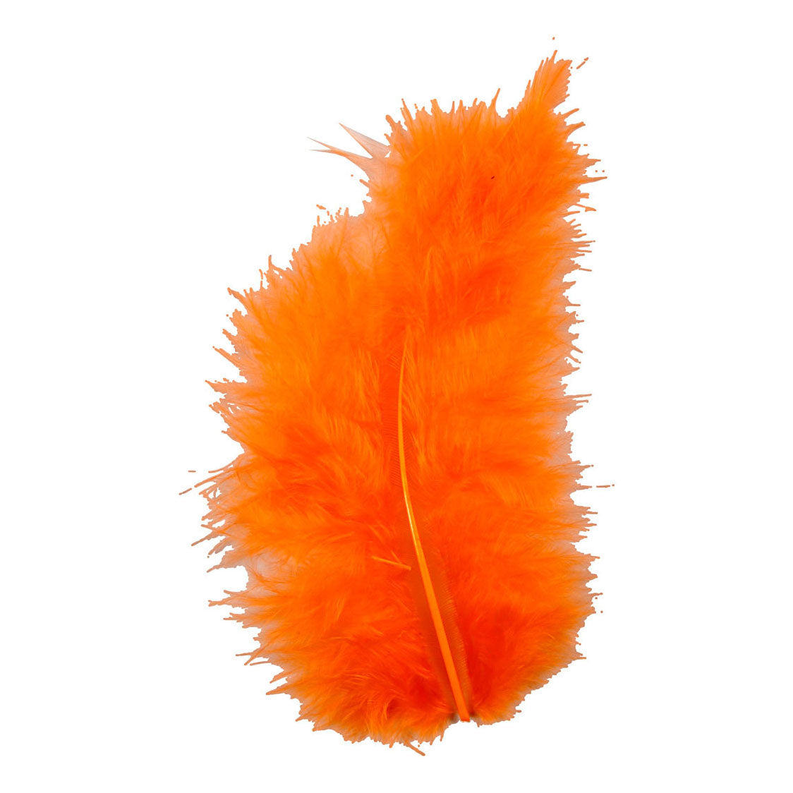 Creatief bedrijf dons oranje 5-12 cm, 15st.