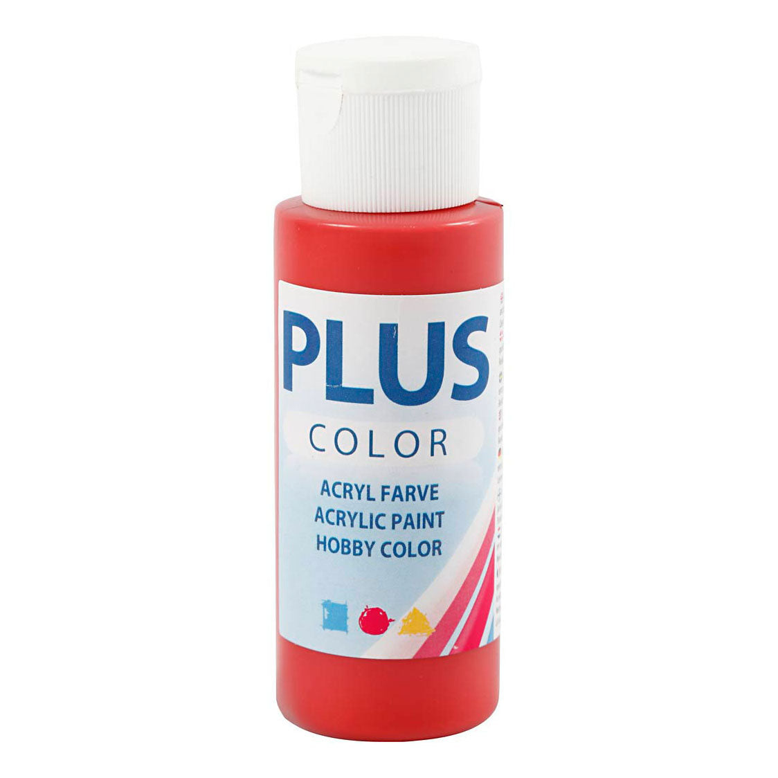 Creative company plus kleur acrylverf kerstrood, 60 ml