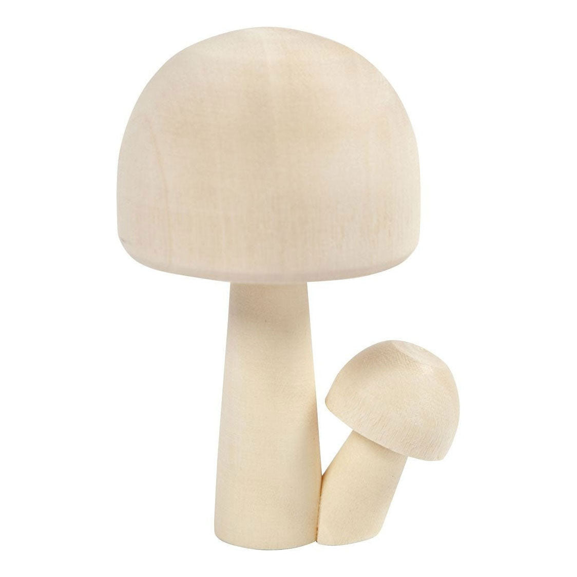 Creatief bedrijf gecombineerde houten paddestoelen