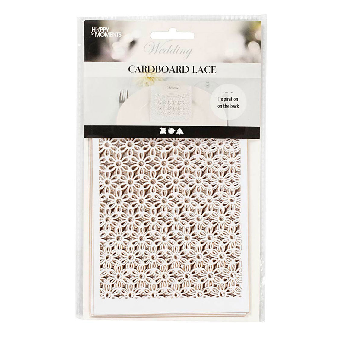 Creativ Company Patroonkarton A6 vel 105x148 mm 200 g off white 10 stuks 1 doos