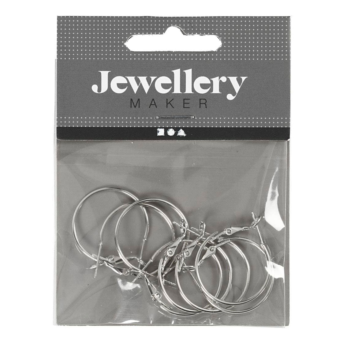 Creativ Company earrings silver-plated, 8 pcs.