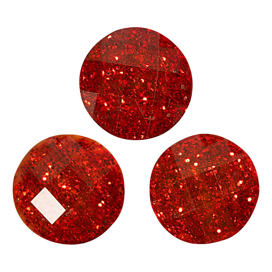 Creatief bedrijf strasstenen rood, 32st.
