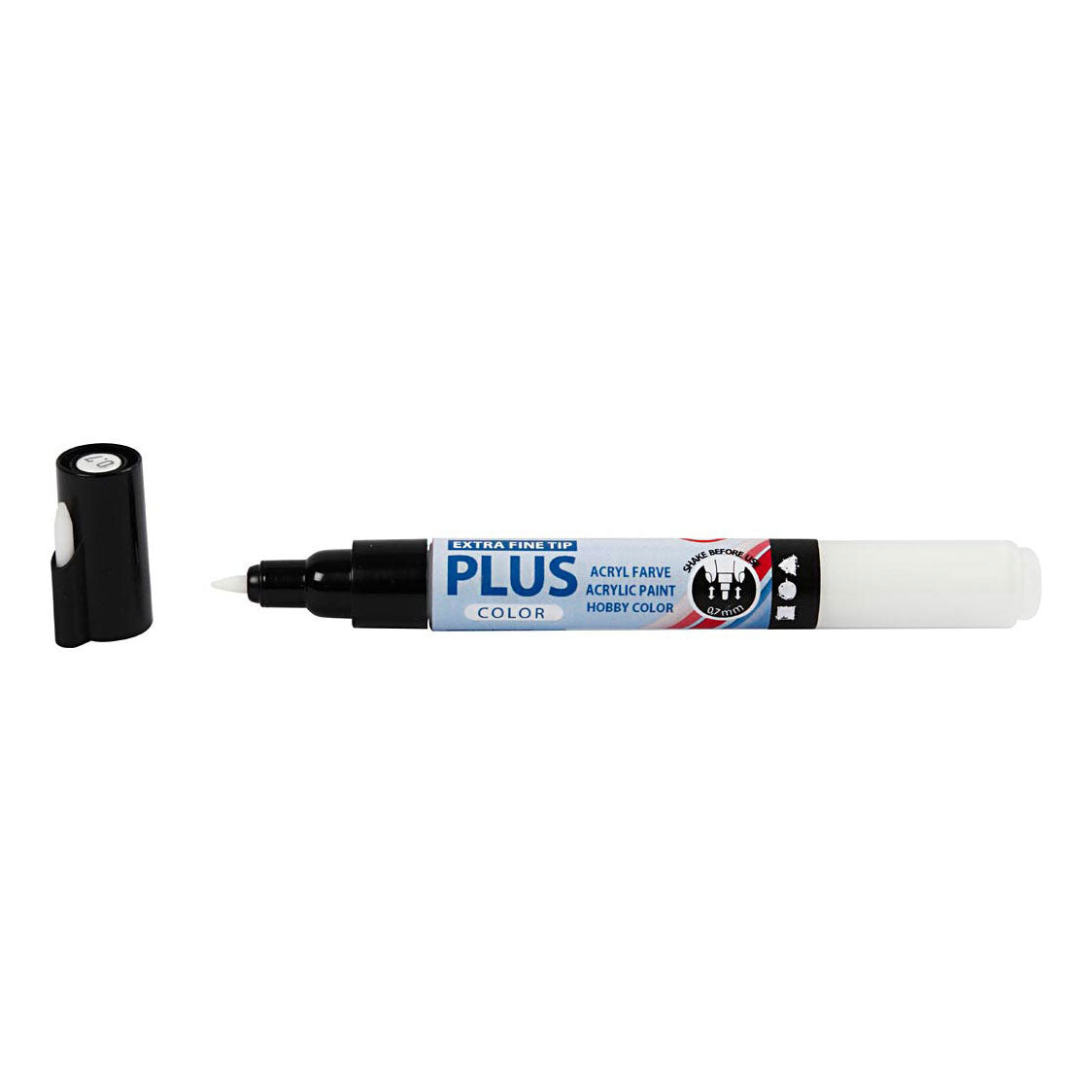 Creativ company https: www.cchobby.nl plus-color-marker-l-14-5-cm-lijndikte-0-7-mm-off-white-5-5-ml-1-stuk