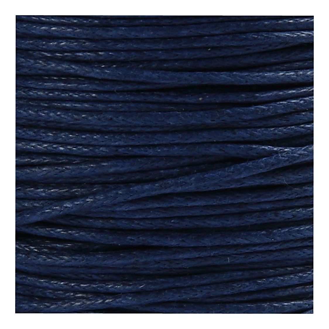 Creativ Company Katoenkoord dikte 1 mm gevernist blauw 40 m 1 rol