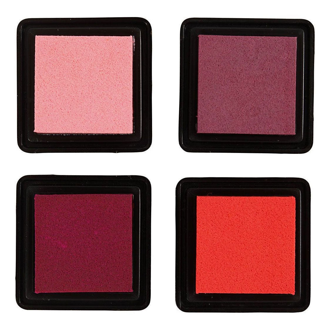 Creatief bedrijf stempelinkt roze tinten, 4st.