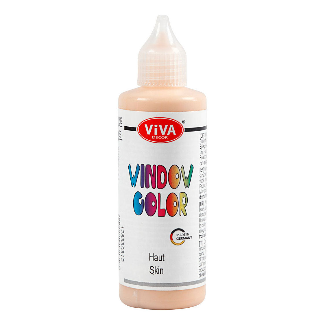 Creativ company raamkleursticker en glasverf - lichtbeige, 90ml