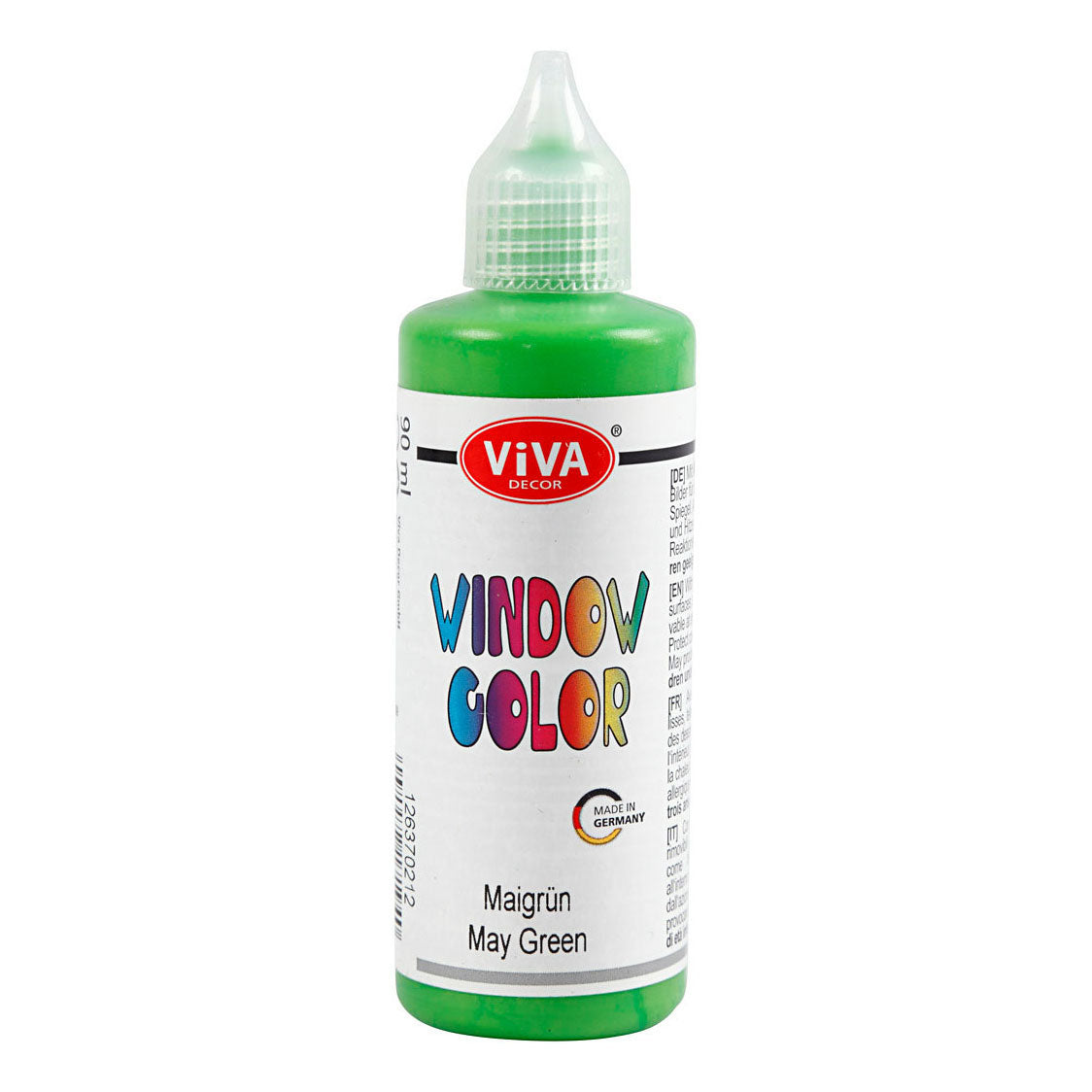 Creativ company raamkleursticker en glasverf - lichtgroen, 90ml