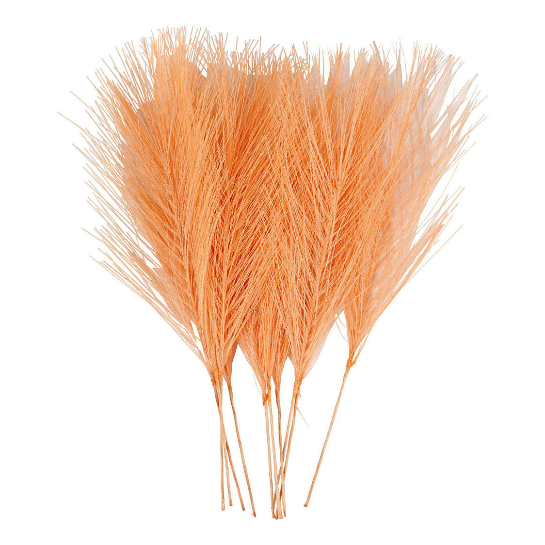 Creatief bedrijf kunstveren oranje, 10st.