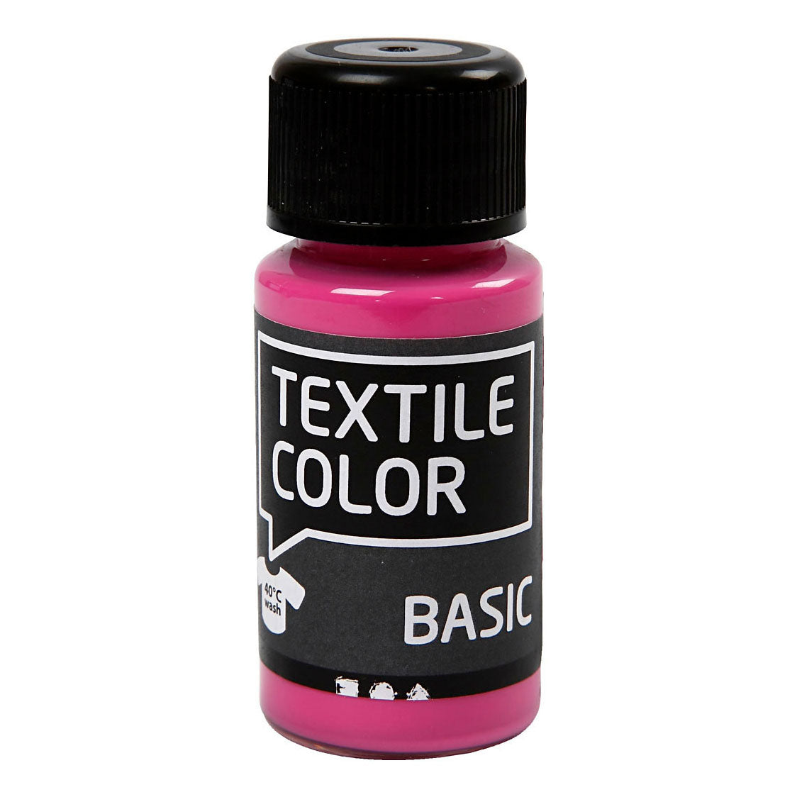 Creativ company textielkleur semi-dekkende textielverf - roze, 50ml