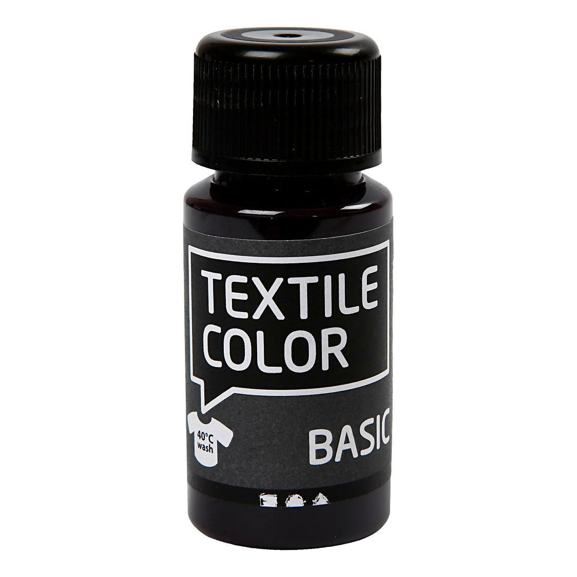 Creativ company textielkleur semi-dekkende textielverf - rood paars, 50ml