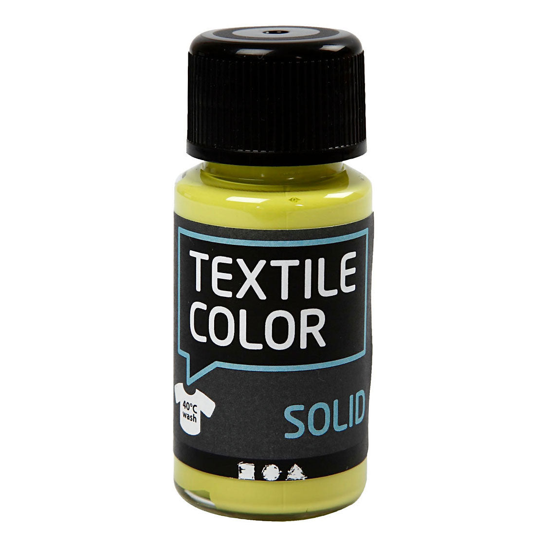 Creativ company textielkleur dekkende textielverf - kiwi, 50ml