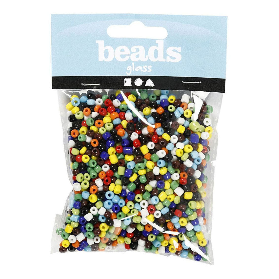Creativ company rocailles diverse kleuren, 130 gram