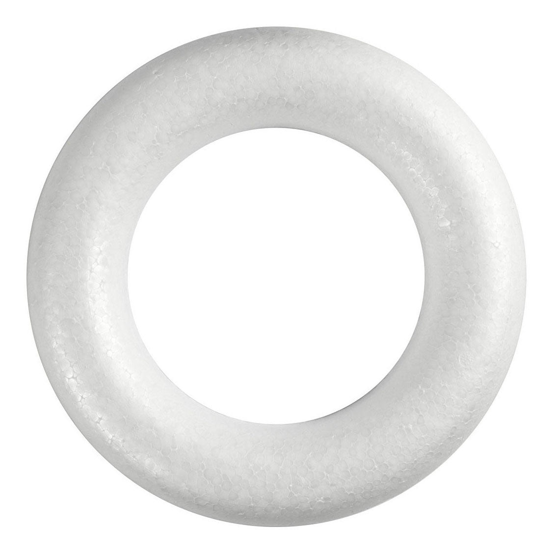 Creativ Company styrofoam rings with flat back, 30cm