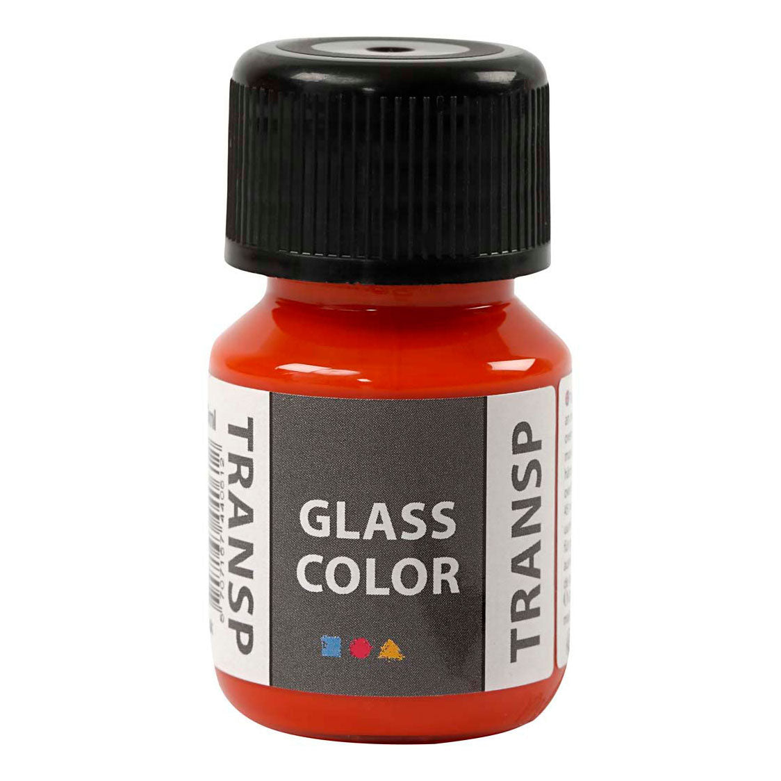 Creativ bedrijfsglas kleur transparante verf - oranje, 30ml