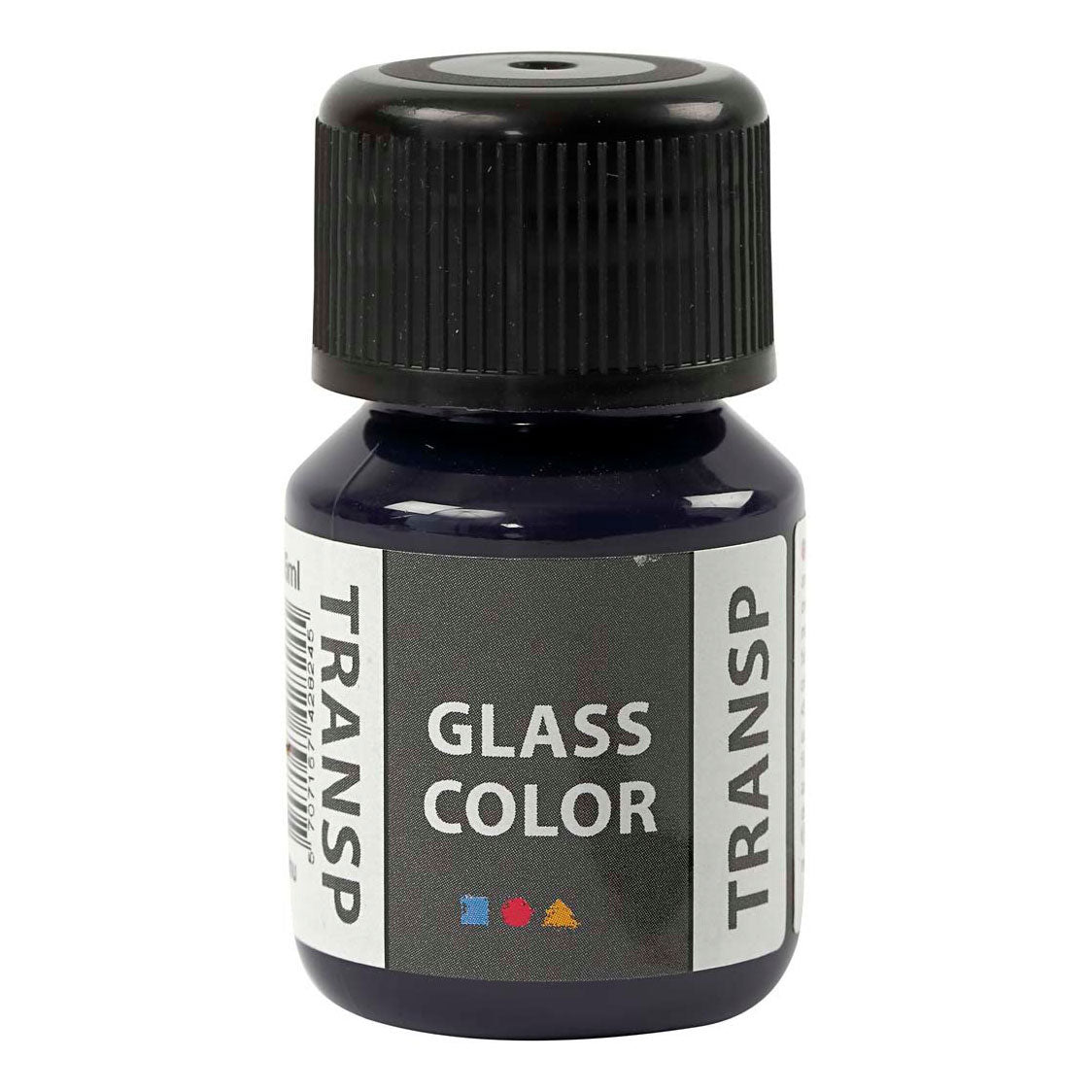 Creativ bedrijfsglas kleur transparante verf - marine blauw, 30ml