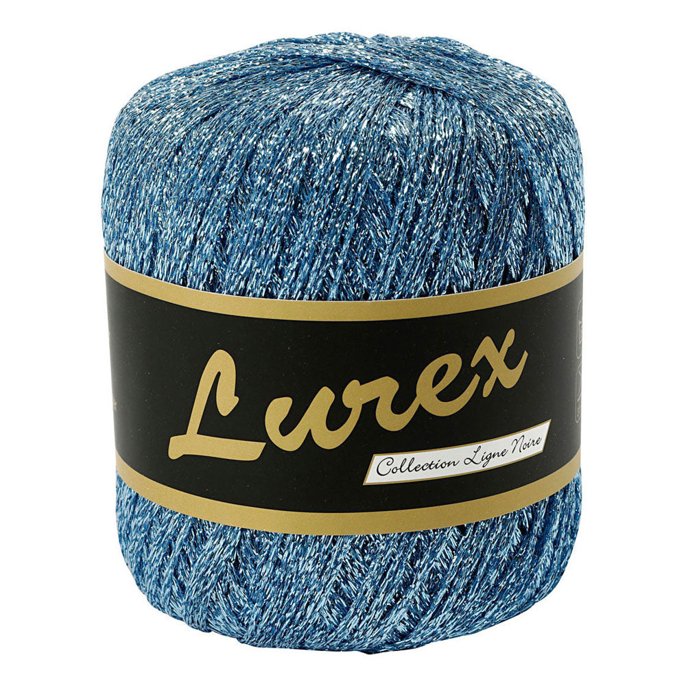 Creatief bedrijf lurex glittergaren lichtblauw, 160m