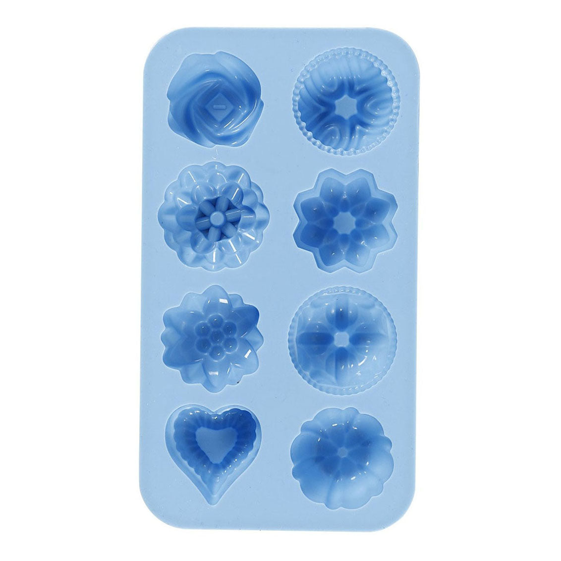 Creatief bedrijf siliconen gietmal cakejes blauw