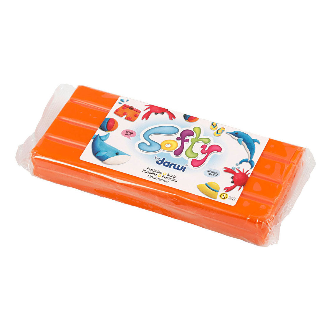 Creatief bedrijf softy boetseerklei oranje