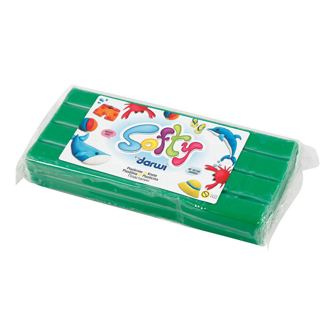 Creatief bedrijf softy boetseerklei groen