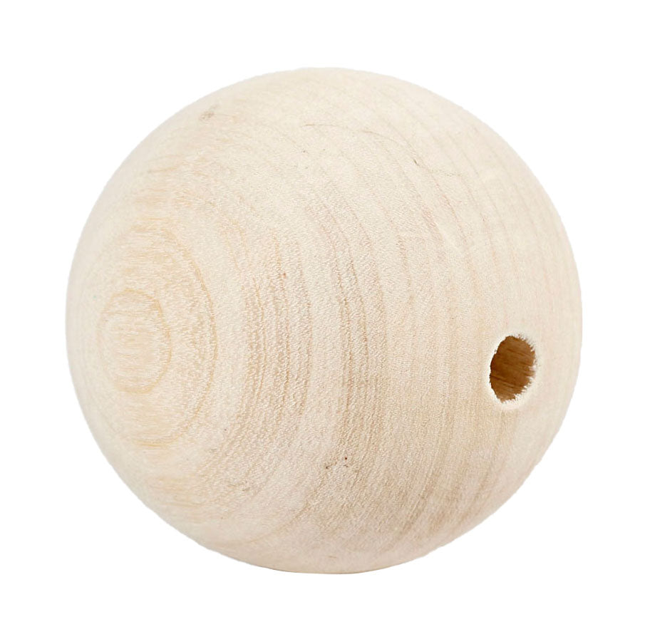 Creatief bedrijf houten kraal 6mm, 3st.