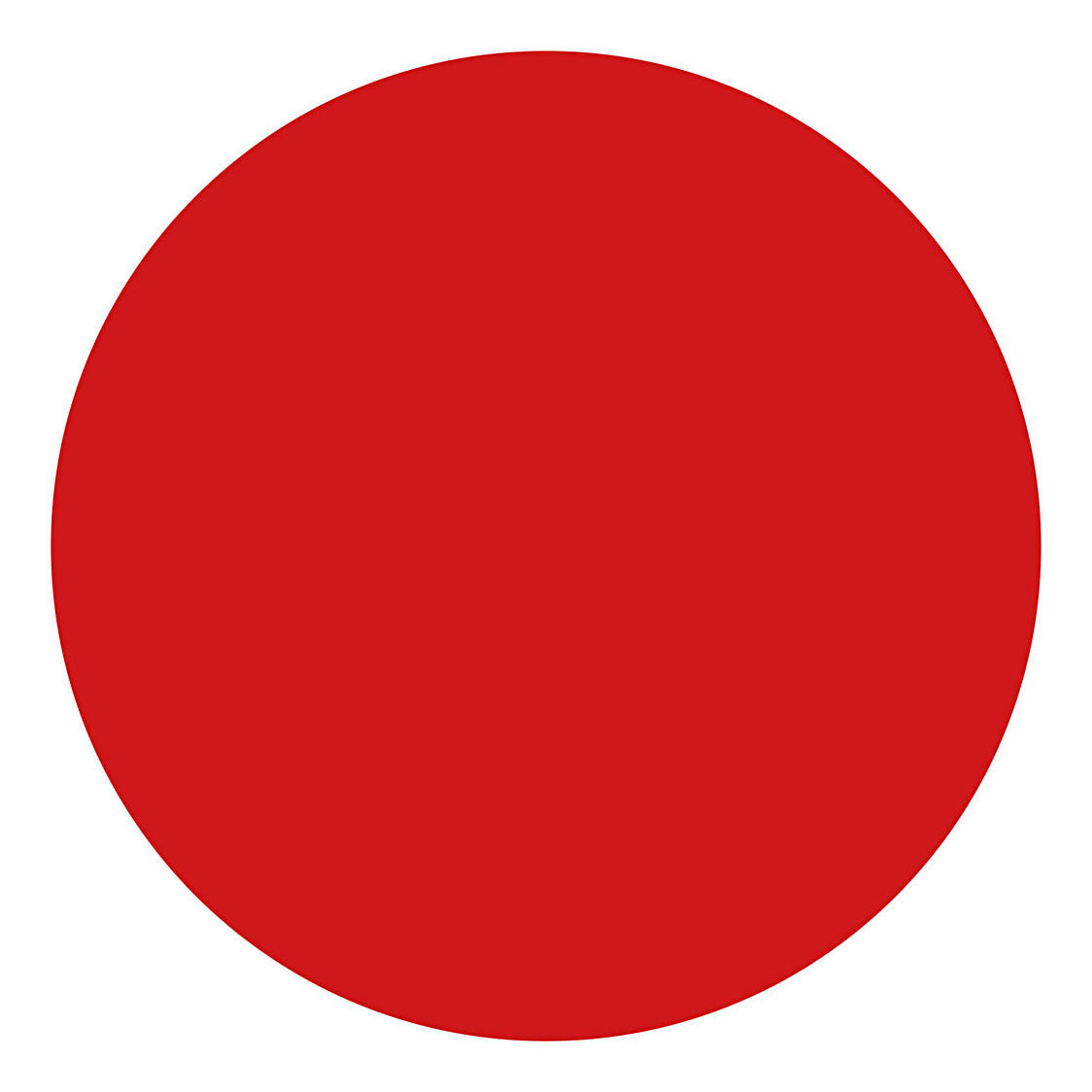Creativ company textielkleur dekkende textielverf - rood, 250ml
