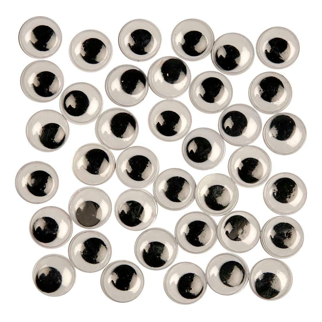 Creatief bedrijf wiebelogen niet zelfklevend 12mm, 1000st.