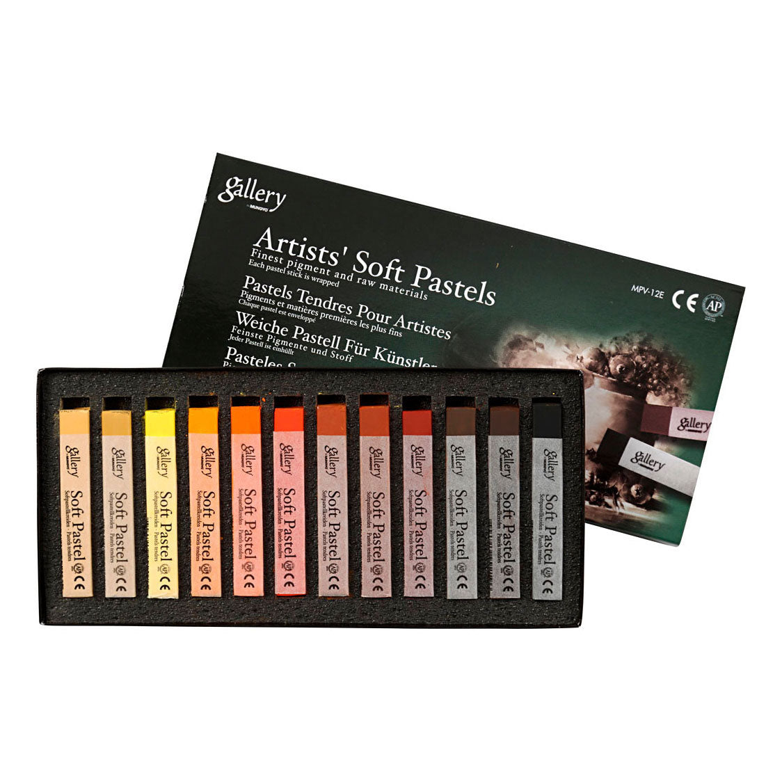 Creativ Company gallery soft pastel set brown harmony, 12 pcs.