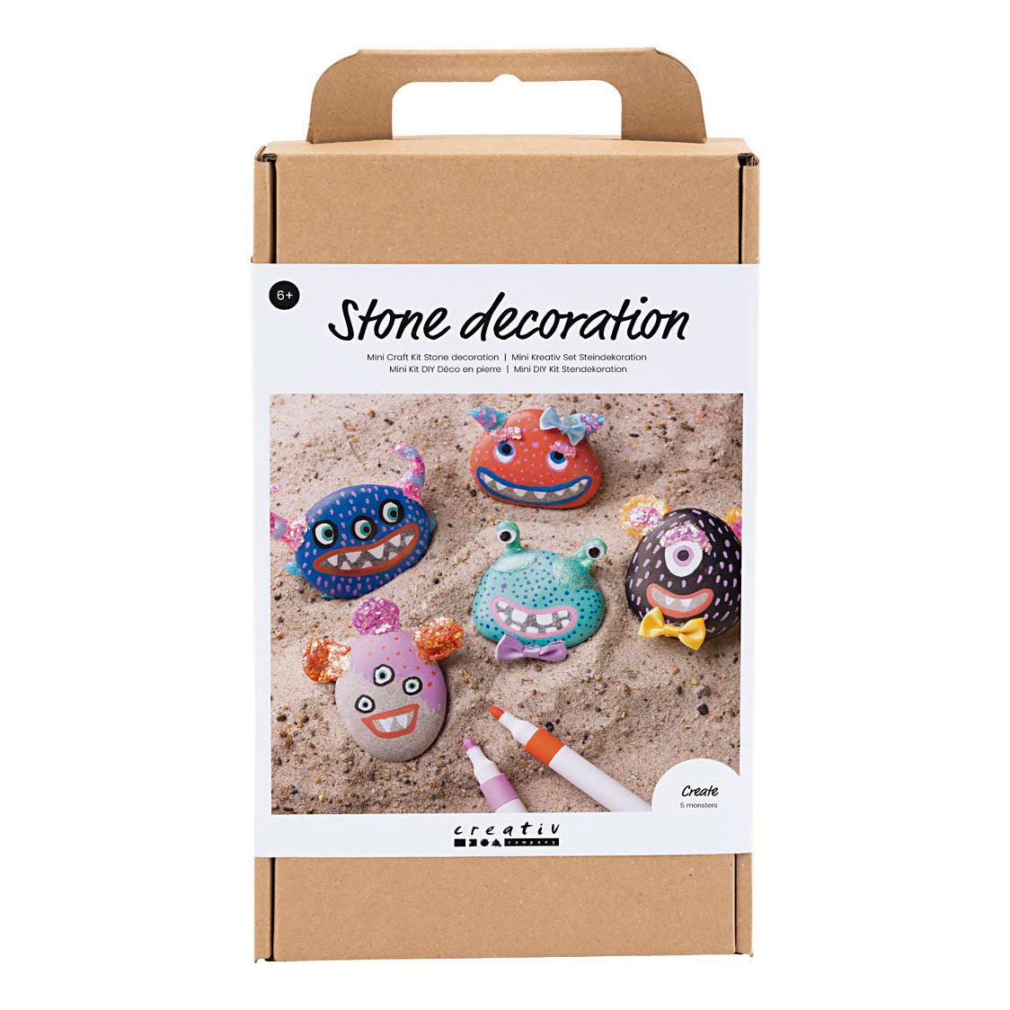 Creatief bedrijf hobbyset steendecoratie knutselset