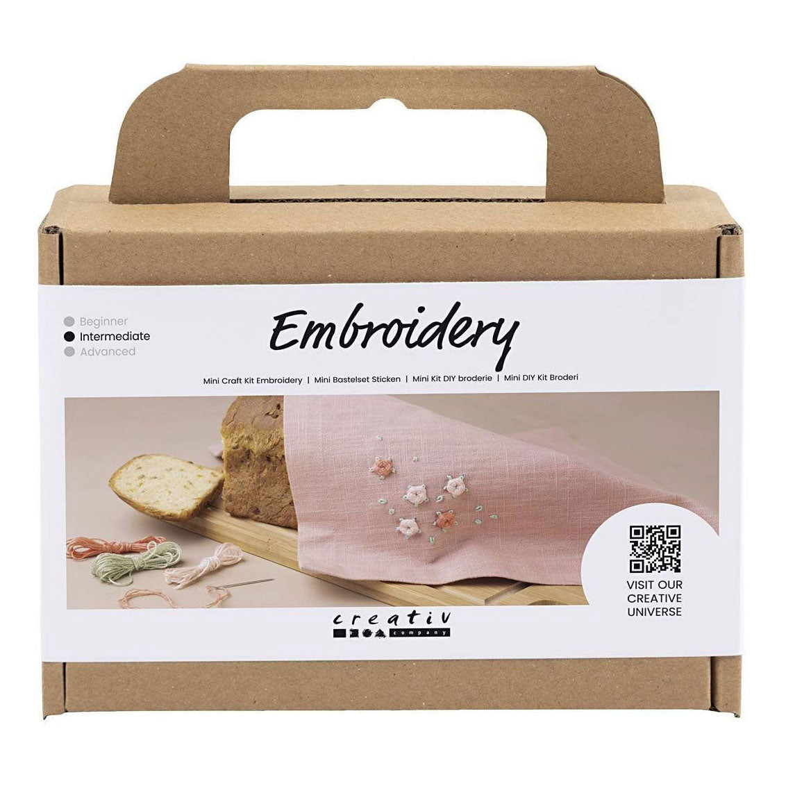 Creativ Company Mini Hobby Set Embroidery Napkin