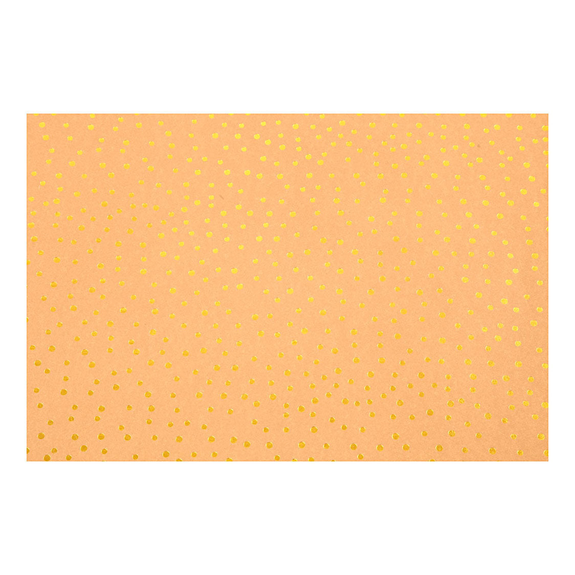 Creativ company kunstleer papier bruin met stippen, 1m