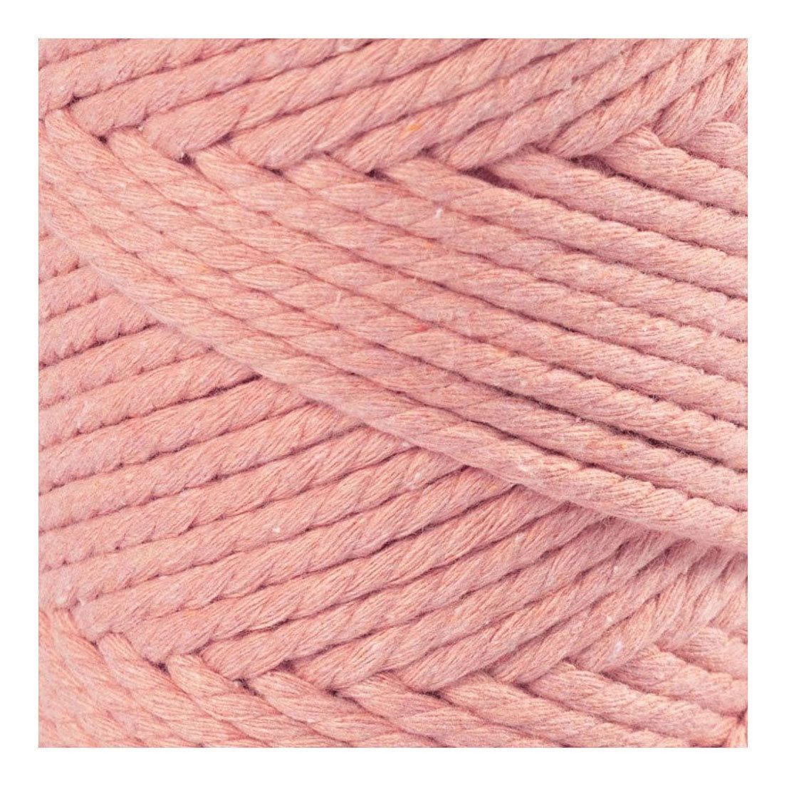 Creativ company macramé koord, l: 55 m, d 4 mm, roze, 330 gr 1 rol