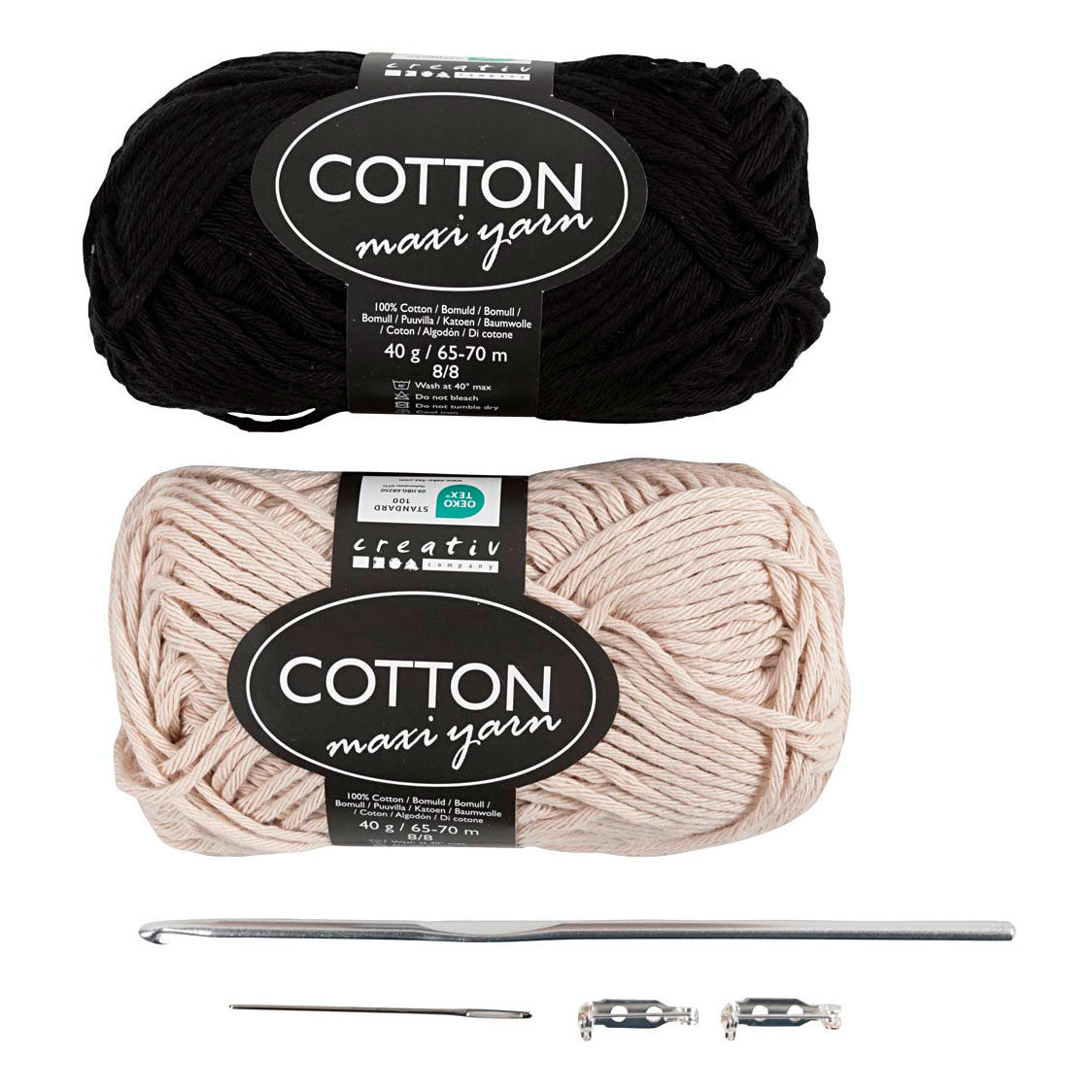 Creative company mini hobbyset haken tas met roos