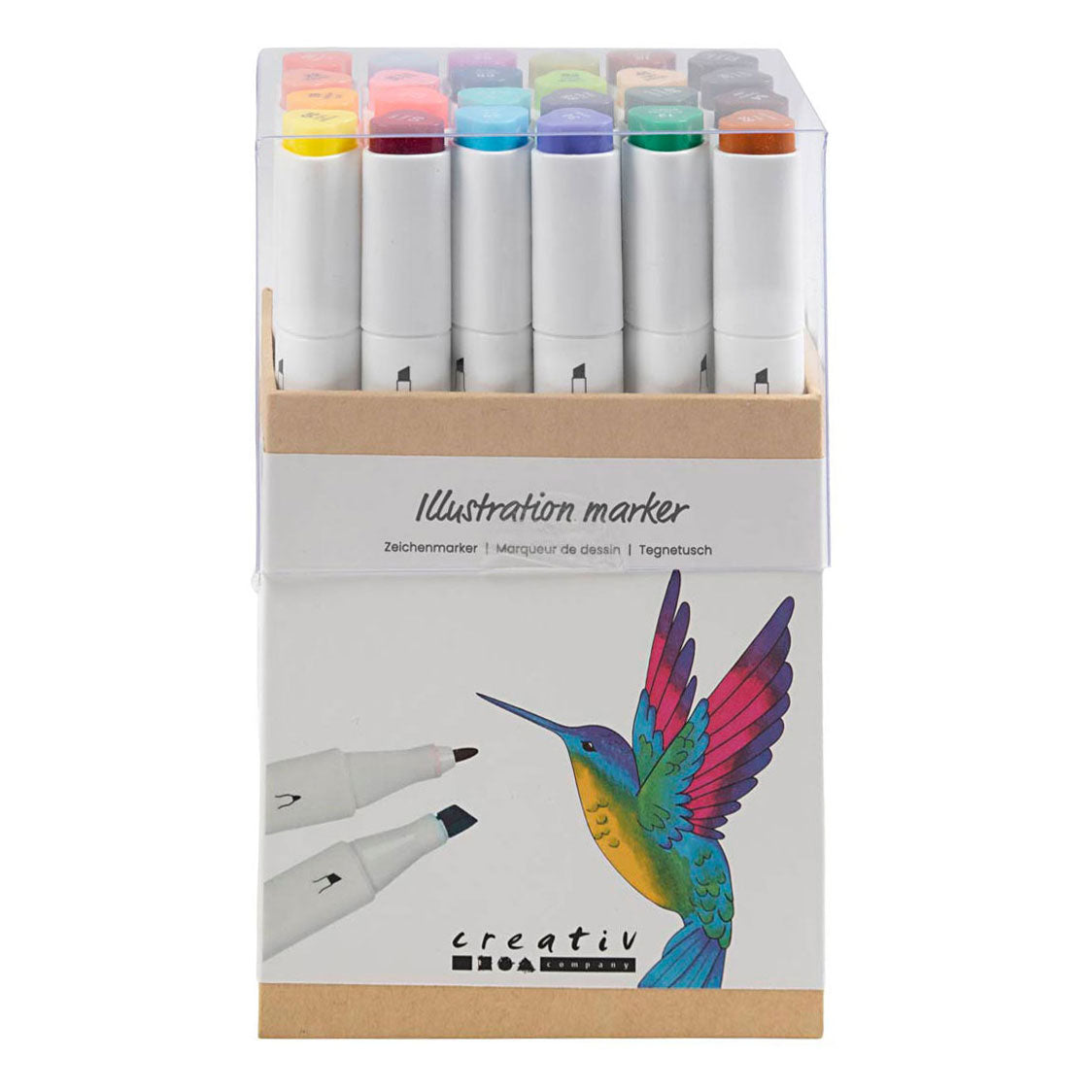 Creatief bedrijf tekenstift kleuren, 24st.