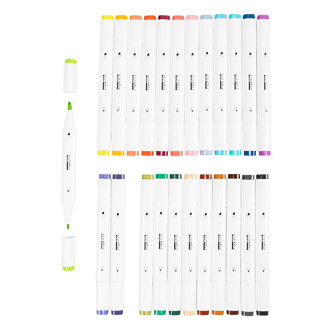 Creativ company double-ended colouring pens, 24 pcs.