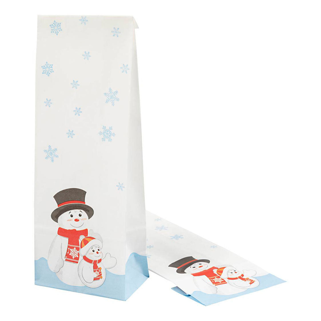 Creativ company papieren zak met kerstmotief, 100st.
