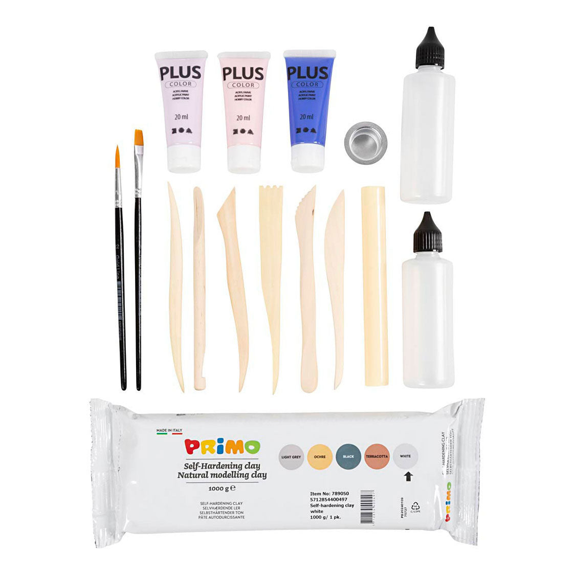 Creativ Company Hobbyset boetseren potten en vazen 1 doos
