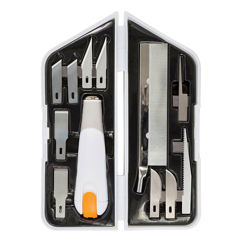Fiskars mes beitel en zaagset