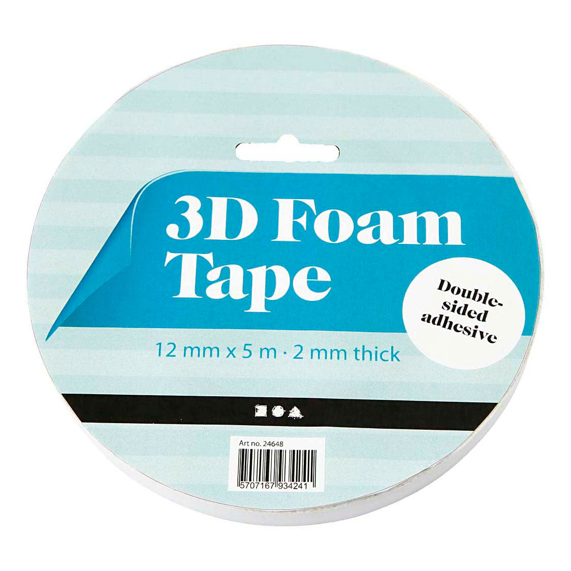 Creativ company https: www.cchobby.nl 3d-foam-tape-b-12-mm-dikte-2-mm-5-m-1-rol