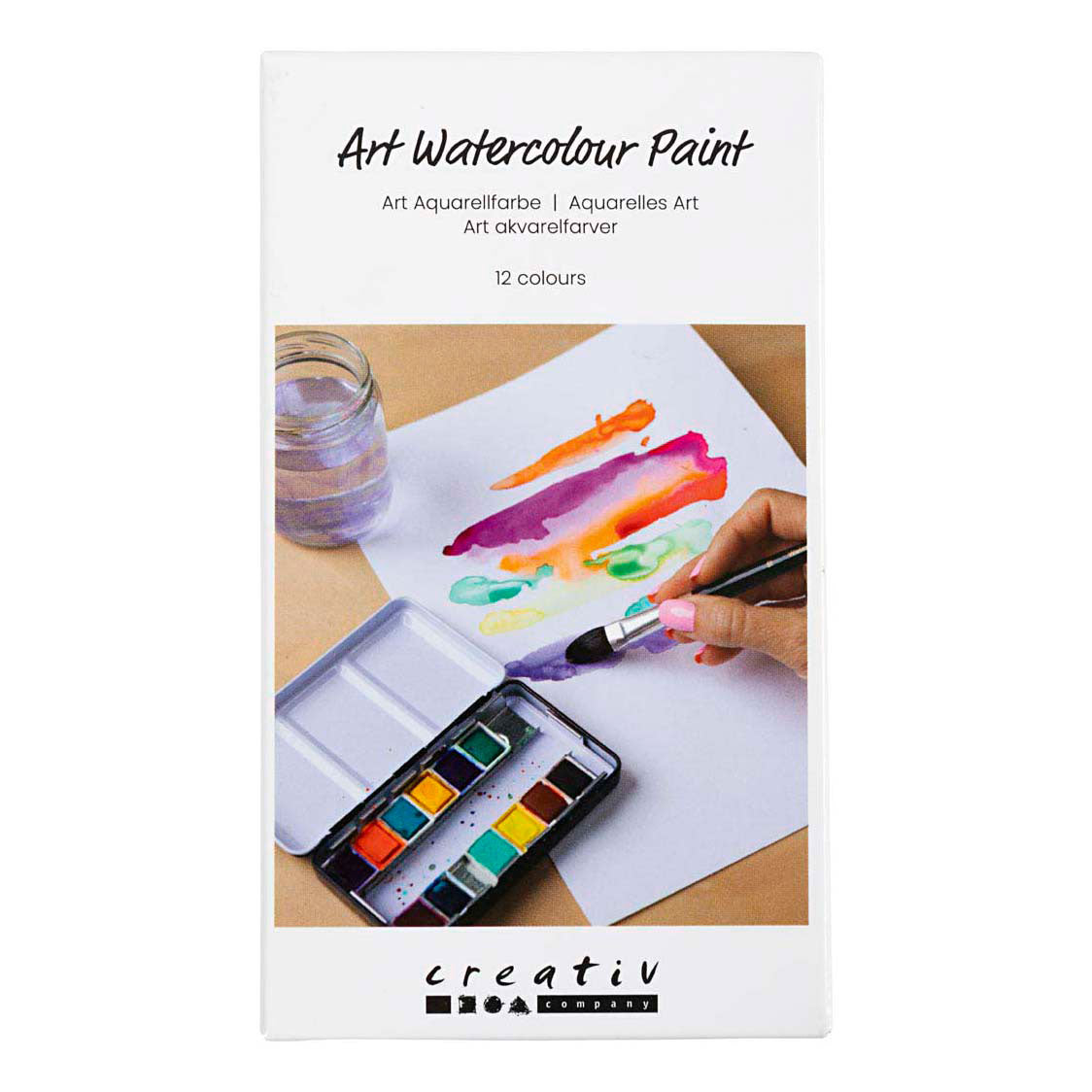 Creativ company art aquarelverf bloemen en landschappen - 12 kleuren