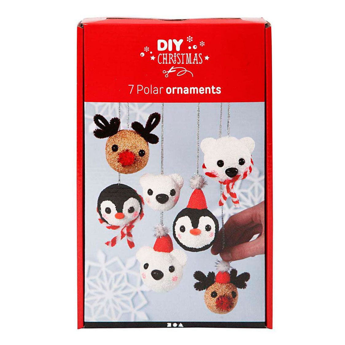 Foam clay hobbyset kersthangers boetseren