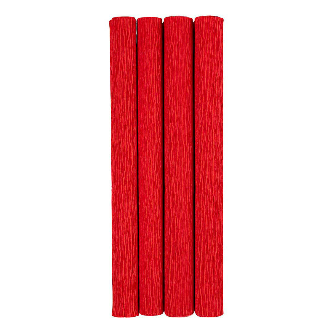 Creativ company crepepapier rood - 4st.