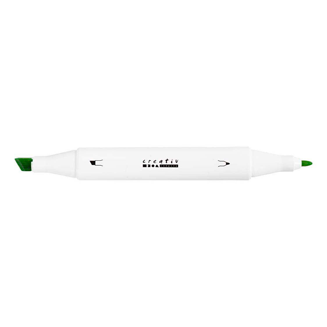 Creativ company tekenstift lijndikte 1+8mm pastelkleuren - 12st.