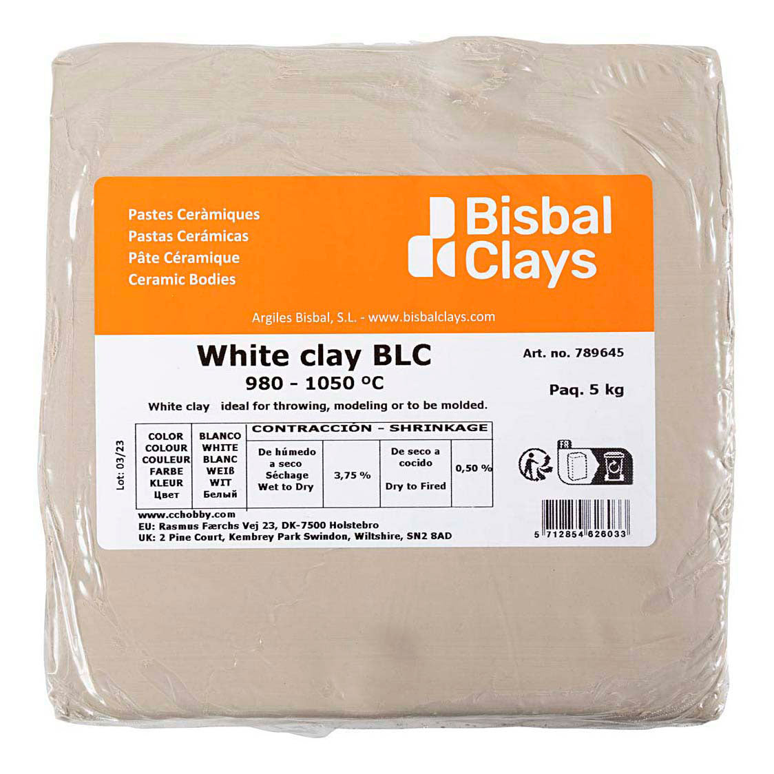 Creativ company https: www.cchobby.nl decoratieve-klei-5-kg-1-doos