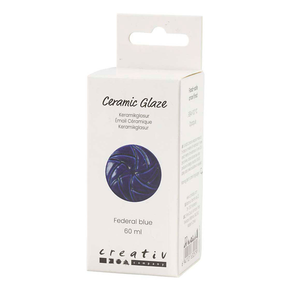 Creativ company https: www.cchobby.nl keramiek-glazuur-984-1101-c-dekkend-federal-blue-60-ml-1-doosje