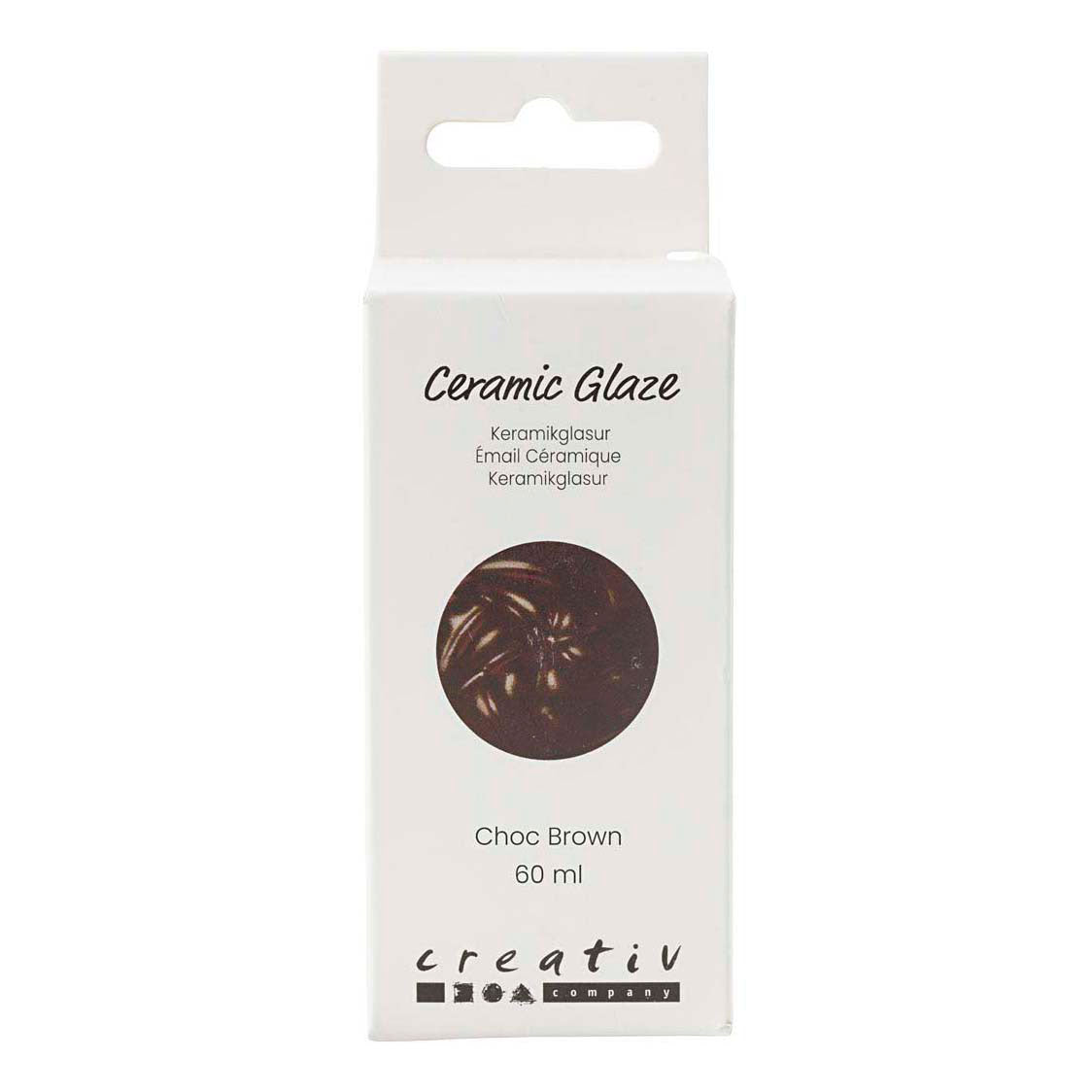 Creativ company https: www.cchobby.nl keramiek-glazuur-984-1101-c-dekkend-chocolate-brown-60-ml-1-doosje