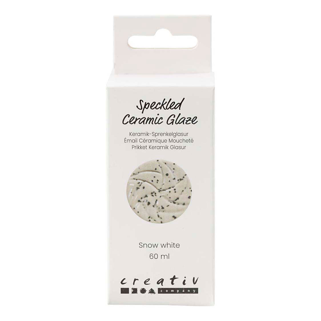 Creativ company https: www.cchobby.nl gespikkeld-keramiekglazuur-999-1060-c-dekkend-snow-white-60-ml-1-doosje