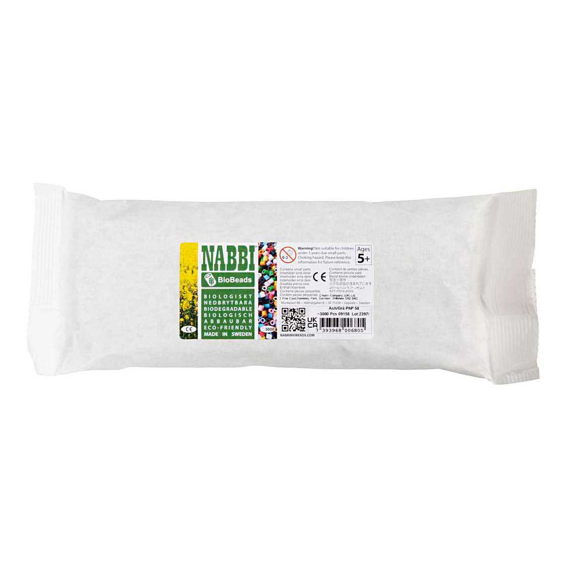 Creativ company https: www.cchobby.nl biobeads-van-nabbi-afm-5x5-mm-gatgrootte-2-5-mm-medium-grijs-3000-stuk-1-doos
